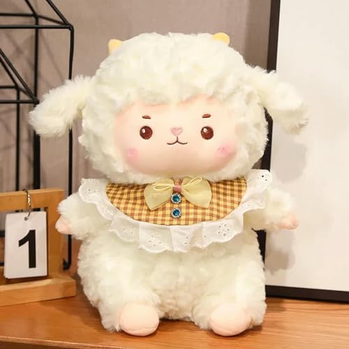 tYuNBd Weiße Wolke Schaf Wolle Samt Puppe Kawaii Kuscheltier Lamm Mädchen Kissen Spielzeug Kinder 23cm 1 von tYuNBd