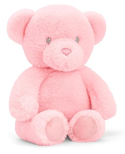 tachi Großer Plüschtier Bär 25 cm, Baby Kuscheltier Bärchen, Mädchen Stofftier Teddy rosa von tachi