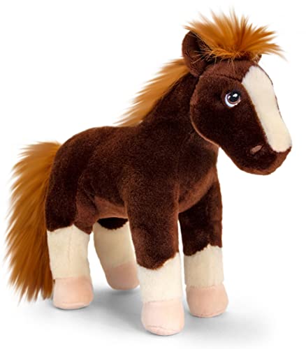 tachi Großes Kuscheltier Fohlen aus Plüsch, Stofftier Pferd braun, Plüschtier Pony 26 cm von tachi