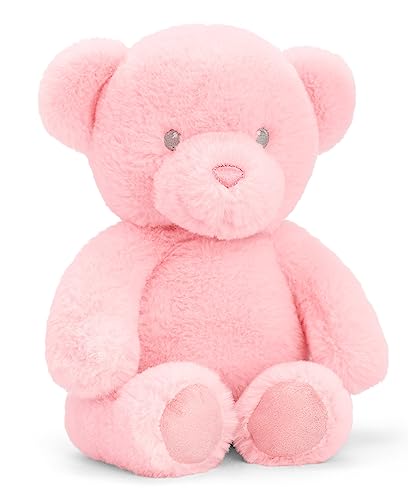 tachi Kuscheltier Bär Rosa, Kleiner Plüschtier Teddy 16 cm, Baby Stoffbärchen sitzend von tachi