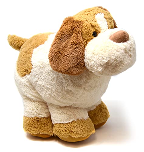 tachi Kuscheltier Plüsch Hund Groß, Flauschiges Plüschtier Hündchen, Stofftier Welpe 39 cm, Knuddelhund Stehend von tachi