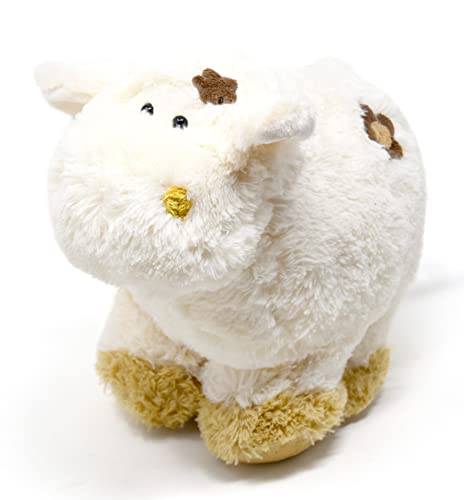 tachi Kuscheltier Schäfchen 27 cm, Stehendes Stofftier Schaf Natur Weiß, Plüschtier weich von tachi