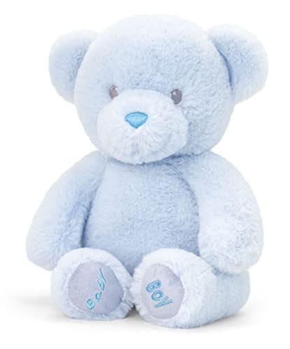 tachi Mittel großes Plüschtier Bärchen blau, Baby Kuscheltier 20 cm, Stofftier Teddy sitzend von tachi