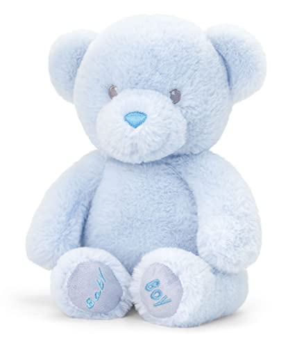 tachi Mittel großes Plüschtier Bärchen blau, Baby Kuscheltier 20 cm, Stofftier Teddy sitzend von tachi