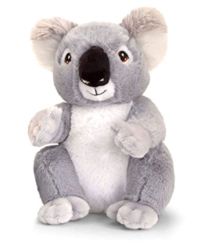 tachi Plüschtier Koala 18 cm, Sitzender Kuscheltier Teddy, Weiches Stofftier Beuteltier grau von tachi