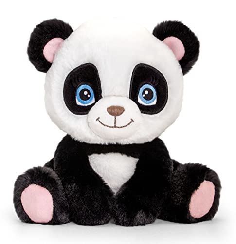 tachi Plüschtier Panda Bär, Teddy Stofftier Schwarz Weiß, Kuscheltier Bärchen 25 cm von tachi