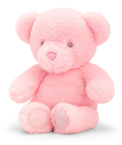 tachi Stofftier Bärchen rosa, Baby Plüschtier Bär 20 cm, mittel großer Kuscheltier Teddy von tachi