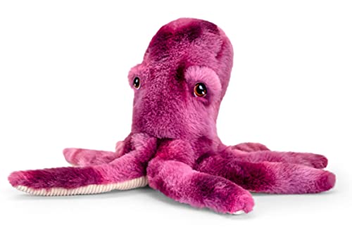 tachi Stofftier Krake, Plüschtier Oktopus 33 cm, Kuscheltier Tintenfisch lila von tachi
