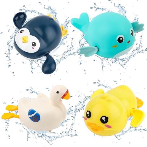 4 Stück Baby Badespielzeug,Wasserspielzeug Kinder,Badewannenspielzeug für Baby Kinder Ab 1 2 3 4 Jahr,Bade Bad Schwimmen Badewanne Pool Spielzeug Uhrwerk Schwimmbad Spielzeug zum Kinderbaden Geeignet 4 Stück Baby Badespielzeug,Wasserspielzeug Kinder,Badewannenspielzeug für Baby Kinder Ab 1 2 3 4 Jahr,Bade Bad Schwimmen Badewanne Pool Spielzeug Uhrwerk Schwimmbad Spielzeug zum Kinderbaden Geeignet von talifoca