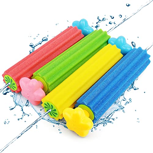 talifoca 4 pcs Wasserpistole Spielzeug Kinder, Schaum Wasserspritzpistolen Wasserspritze, Bunte Spritzpistole Wasser Kinder Wasserspielzeug für Sommer Partys Jungen und Mädchen talifoca 4 pcs Wasserpistole Spielzeug Kinder, Schaum Wasserspritzpistolen Wasserspritze, Bunte Spritzpistole Wasser Kinder Wasserspielzeug für Sommer Partys Jungen und Mädchen von talifoca