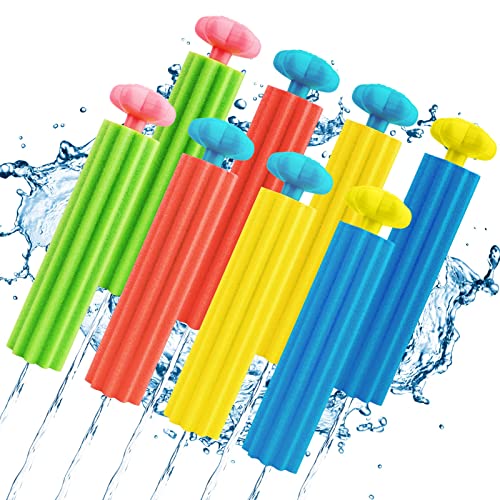 talifoca 8 pcs Wasserpistole Spielzeug Kinder, Schaum Wasserspritzpistolen Wasserspritze, Bunte Spritzpistole Wasser Kinder Wasserspielzeug für Sommer Partys Jungen und Mädchen talifoca 8 pcs Wasserpistole Spielzeug Kinder, Schaum Wasserspritzpistolen Wasserspritze, Bunte Spritzpistole Wasser Kinder Wasserspielzeug für Sommer Partys Jungen und Mädchen von talifoca