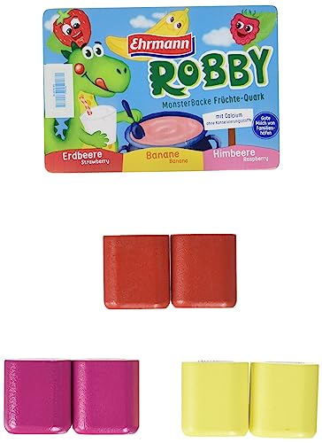 Tanner - Der kleine Kaufmann DEKO Ehrmann Robby Früchte Quark (Kaufladenzubehör, 6-er pack aus Holz, scannbar) 0997.2 von Christian Tanner