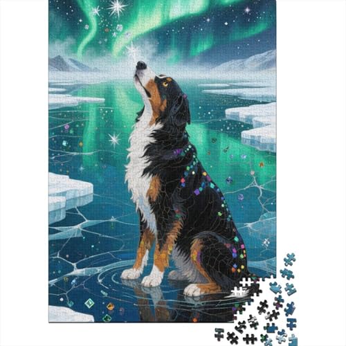 Bernhardiner Puzzles 1000 Teile Schwer Puzzle Spielzeug Lernspiel Impossible Herausforderung Spielzeug Für Erwachsene Kinder 1000pcs (75x50cm) von tanpiaoliang