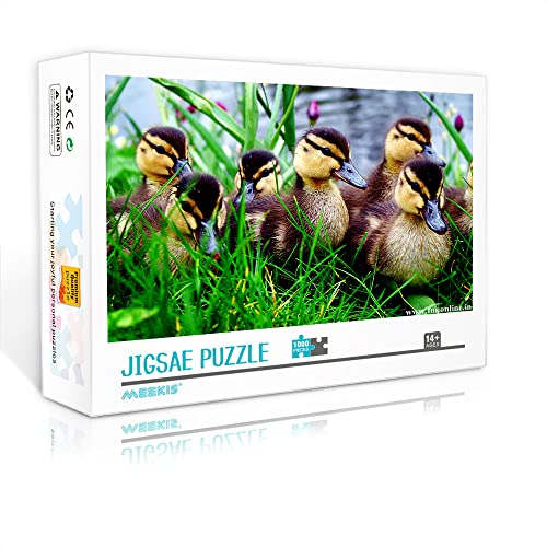 1000 Teile Puzzle für Erwachsene Ente Holzpuzzle Erwachsene Dekompression Kinderpuzzle 75x50cm Puzzle für Kinder und Erwachsene von taotaozi