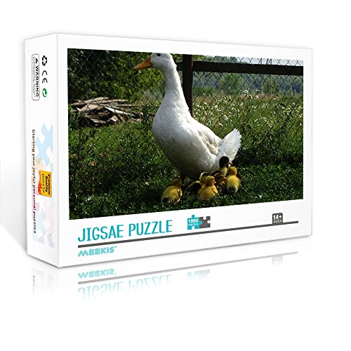 500 Teile Puzzle für Erwachsene Ente Holzpuzzle Herausforderndes Kunstpuzzle 52x38cm 500 Teile Intelligenz-Herausforderungspuzzle für Erwachsene und Kinder von taotaozi