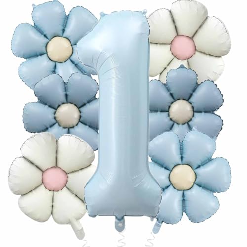 Gänseblümchen Geburtstagsdeko 1 Jahr, 40 Zoll Babyrosa Zahlen 1 Ballon Creme Rosa Gänseblümchen Folienballon Luftballon Deko 1. Geburtstag Mädchen Junge für 1 Geburtstag Deko (Gänseblümchen blau 1) Gänseblümchen Geburtstagsdeko 1 Jahr, 40 Zoll Babyrosa Zahlen 1 Ballon Creme Rosa Gänseblümchen Folienballon Luftballon Deko 1. Geburtstag Mädchen Junge für 1 Geburtstag Deko (Gänseblümchen blau 1) von tarumedo