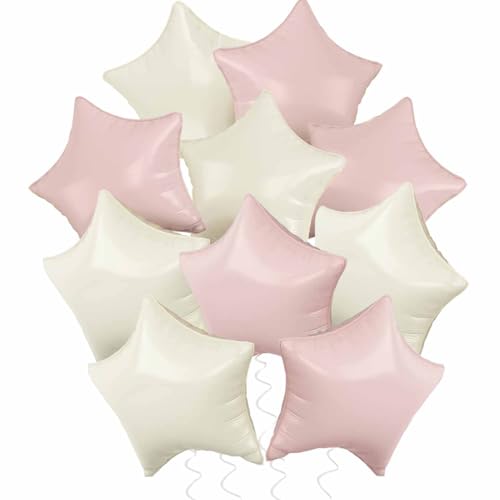 Stern Folienballons Creme Rosa, 10 Stück 18 Zoll Beige Stern Folien Luftballons Sternluftballons Heliumballon Pink Star Ballons für Geburtstag Babyparty Hochzeit Verlobung Dekorationen Stern Folienballons Creme Rosa, 10 Stück 18 Zoll Beige Stern Folien Luftballons Sternluftballons Heliumballon Pink Star Ballons für Geburtstag Babyparty Hochzeit Verlobung Dekorationen von tarumedo