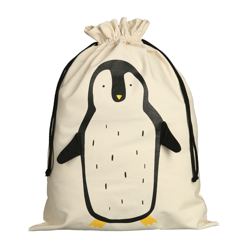 Geschenkesack PINGUIN in natur von tausendkind home & go