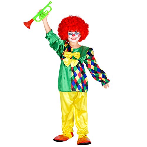 tectake dressforfun Mädchenkostüm Clowni Mimmi | Perfekte Clown-Verkleidung für Mädchen (5-6 Jahre | Nr. 300793) von tectake