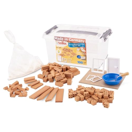 Teifoc Steinbaukästen Konstruktionsspielzeug Basic Set, Multi Color ,Grundsatz von teifoc Germany