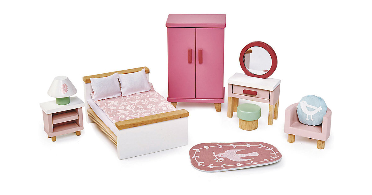 Schlafzimmer Puppenhaus  Kinder von tender leaf toys