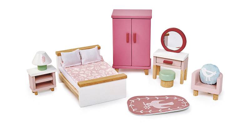 Schlafzimmer Puppenhaus  Kinder von tender leaf toys