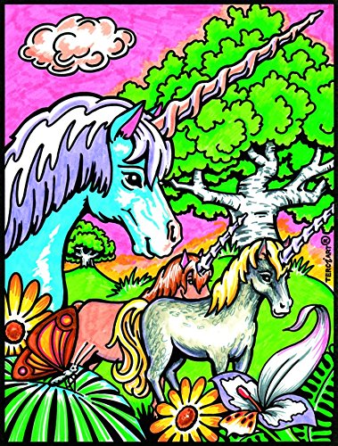 terciart Malvorlage aus Velours, Einhorn-Motiv, M136 terciart Malvorlage aus Velours, Einhorn-Motiv, M136 von terciart