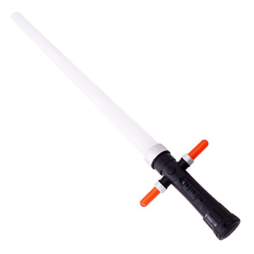 Kreuz Lichtschwert Kreuzschwert Dreiklingen Lichtschwert ausziehbare Klinge bis 54 cm Sound und Lichteffekt rot Kreuz Lichtschwert Kreuzschwert Dreiklingen Lichtschwert ausziehbare Klinge bis 54 cm Sound und Lichteffekt rot von tevenger