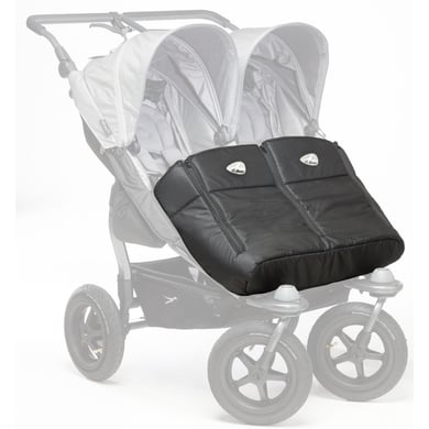 tfk Fußdecke Duo für Kinderwagen Schwarz von Trends for kids