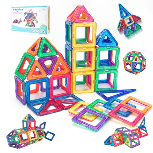 Theefun Magnetische Bausteine, 60 Teile Magnetbausteine Magnetspielzeug Magnet Spielzeug Magnetspiele für Kinder Geschenk Magnetic Bauklötze Kinderspielzeug Spielzeug ab 2 3 4 5 6 7 Jahre Junge Theefun Magnetische Bausteine, 60 Teile Magnetbausteine Magnetspielzeug Magnet Spielzeug Magnetspiele für Kinder Geschenk Magnetic Bauklötze Kinderspielzeug Spielzeug ab 2 3 4 5 6 7 Jahre Junge von Theefun