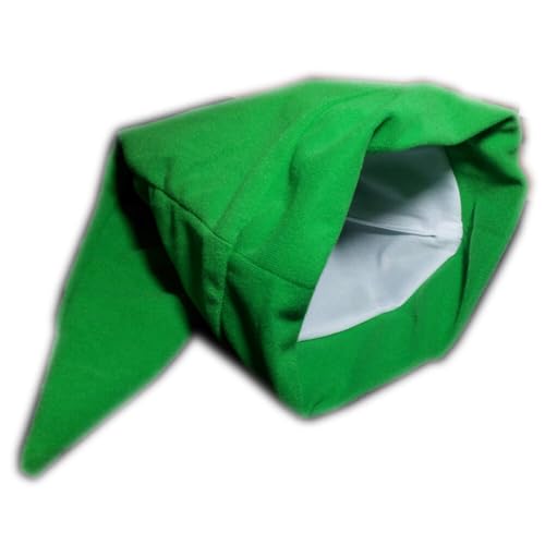 thematys Grüne Elfen Zipfelmütze - Videospielheld Kostüm für Karneval, Fasching & Cosplay, Unisex für Erwachsene & Kinder von thematys