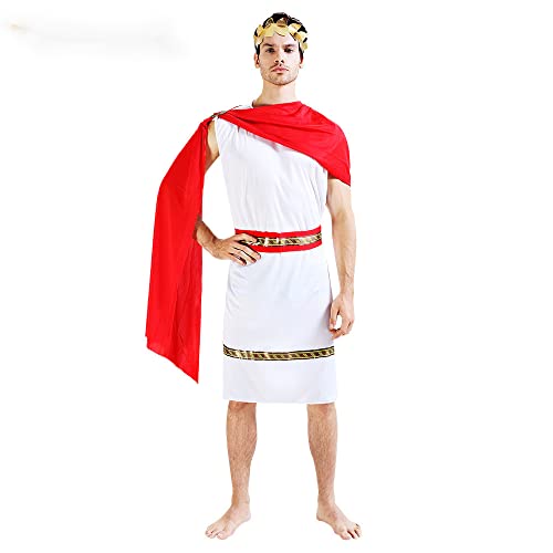 thematys Cäsar Römer Kostüm für Herren – Authentische Imperator Verkleidung, Ideal für Karneval, Fasching & Halloween, Hochwertiges Outfit für Erwachsene in Einheitsgröße von thematys