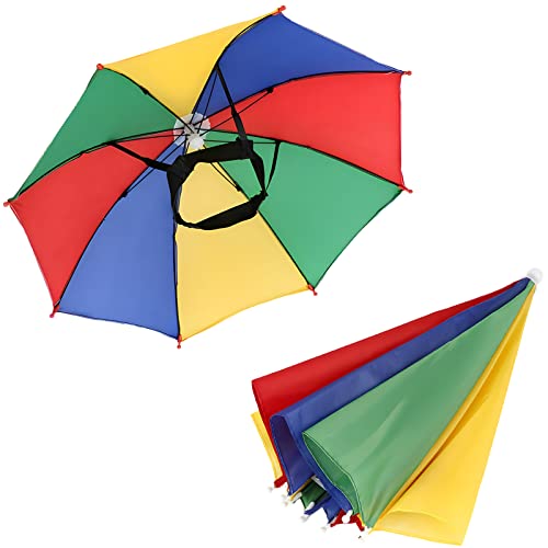 thematys Regenschirmhut in Bunten & Camouflage Designs – Faltbare Mütze für Sonne & Regen, Perfekt für Festivals (Bunt) thematys Regenschirmhut in Bunten & Camouflage Designs – Faltbare Mütze für Sonne & Regen, Perfekt für Festivals (Bunt) von thematys