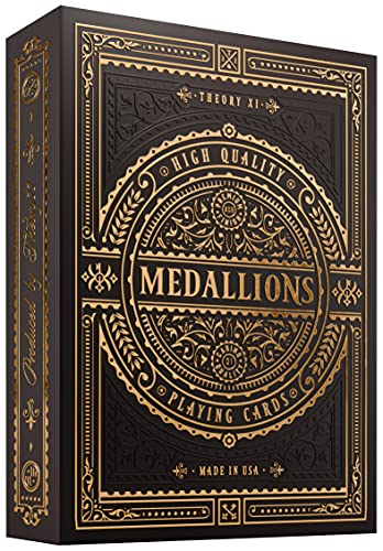 theory11 Medallions Deck Signature Bicycle Playing Cards by New von theory11