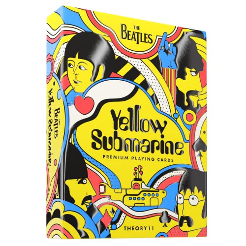 The Beatles Yellow Submarine Spielkarten von theory11