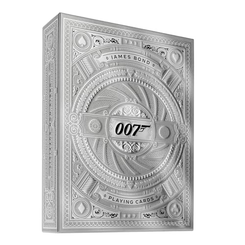 theory11 James Bond Silver Edition Spielkarten 007 Spielkarten Pokergröße Standard Index von theory11