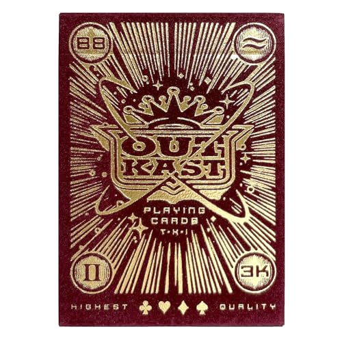 theory11 Outkast Premium Spielkarten Poker Größe Standard Index Luxus Spielkarten von theory11