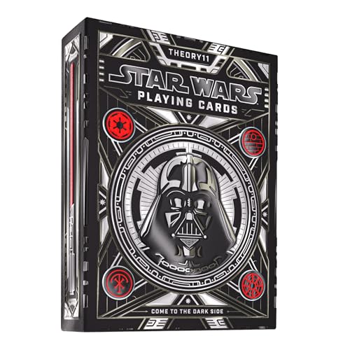 theory11 Star Wars - Year of The Dark Side Spielkarten Premium Spielkarten Poker Größe Standard Index Luxus Spielkarten von theory11