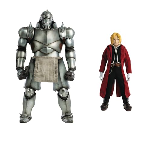 threezero Fullmetal Alchemist: Brotherhood - FigZero Edward & Alphonse Elric Actionfiguren-Set im Maßstab 1:6 von threezero