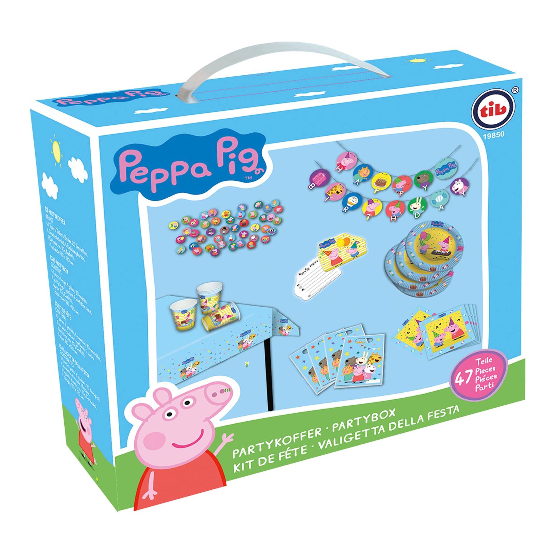 Tib Peppa Pig Party Koffer Tib Peppa Pig Party Koffer von tib
