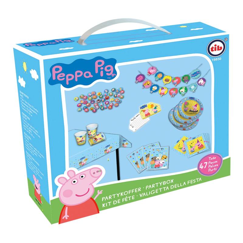 Tib Peppa Pig Party Koffer Tib Peppa Pig Party Koffer von tib