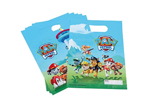 tib 19708 2 bedruckte Geschenktüten Paw Patrol, 6 Stück, Mehrfarbig, Einheitsgröße von tib