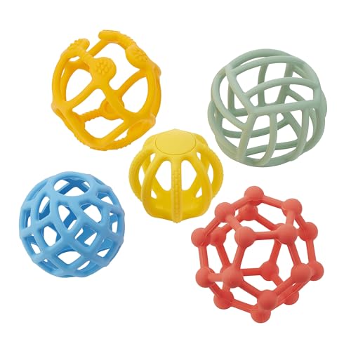 tickit SiliSoft Flexi Balls – 5 weiche, Flexible Käfig-Bälle für taktile Erkundung, kreatives Spielen und beruhigendes Fummeln, Rainbow tickit SiliSoft Flexi Balls – 5 weiche, Flexible Käfig-Bälle für taktile Erkundung, kreatives Spielen und beruhigendes Fummeln, Rainbow von tickit