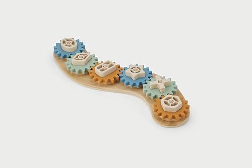 tickit Silisoft Sensorisches Puzzle aus weichem Silikon mit 4 geometrischen Formen für Baby Feinmotorik, kognitive Entwicklung und frühes Lernen - Neutral von tickit