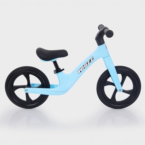 tickit Whizz Laufrad für Kleinkinder, Verstellbarer Sitz (32-41 cm), leicht, rostfreier Rahmen, pannensichere Reifen, fördert Balance & Vertrauen, 2-6 Jahre, Blau von tickit