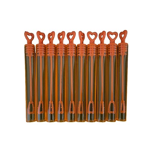 tieedhfu 100 Stück ungiftige Seifenblasenflaschen für einfach zu verwendenden Seifenwasserspaß. Langlebige Seifenwasser Seifenwasserklare Seifenblasenflasche aus Kunststoff, orange tieedhfu 100 Stück ungiftige Seifenblasenflaschen für einfach zu verwendenden Seifenwasserspaß. Langlebige Seifenwasser Seifenwasserklare Seifenblasenflasche aus Kunststoff, orange von tieedhfu