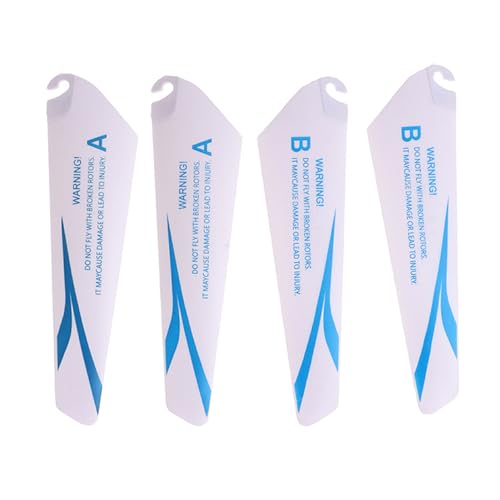 tieedhfu 4 stück Langlebig Für RC Drone Blade Ersatzteile Fernbedienung Hubschrauber Propeller Klinge ABS Zubehör, Blau tieedhfu 4 stück Langlebig Für RC Drone Blade Ersatzteile Fernbedienung Hubschrauber Propeller Klinge ABS Zubehör, Blau von tieedhfu