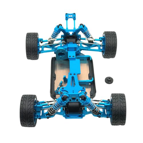 tieedhfu Auto Rahmen Für 144001 On Road Fahrzeuge Chassis Rahmen Aluminium Legierung Starke RC Auto Zubehör Ersatzteile RC Upgrade Teil, Blau von tieedhfu