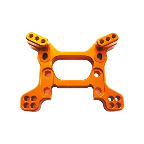 tieedhfu Legierung Aluminiumlegierung Front Shock Tower für AXIAL 1/10 Rock Racer 90026 Upgrade Teil Hop ups RC Auto Teil AX31003, Orange von tieedhfu