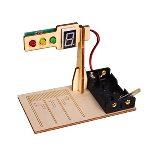 tieedhfu Pädagogische DIY Ampel Modell Spielzeug für Teenager und Kinder, Studenten und Jugendliche, Straßenlaternen, Holzspielzeug, Verkehr tieedhfu Pädagogische DIY Ampel Modell Spielzeug für Teenager und Kinder, Studenten und Jugendliche, Straßenlaternen, Holzspielzeug, Verkehr von tieedhfu